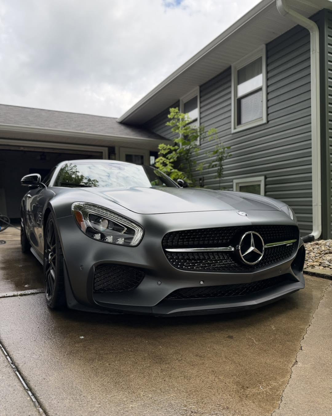 Silver Mercedes detailed by Hasty Automotive Detailing